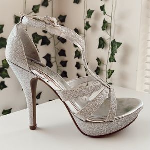 Fioni Night Sliver Prom Heels